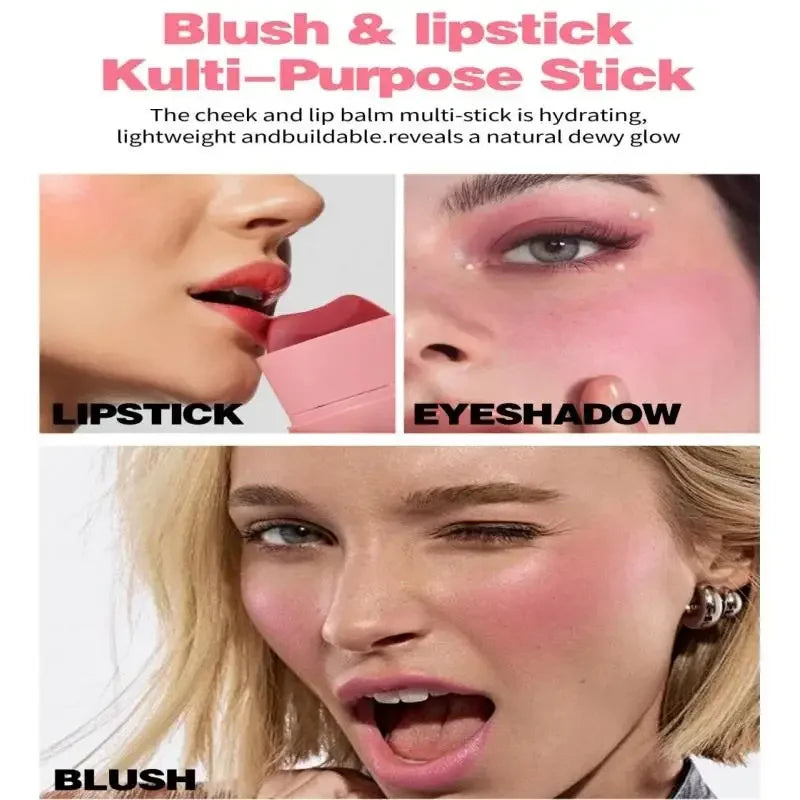 HANDAIYAN 2-in-1 Cream Blush Stick – Lip & Cheek Waterproof