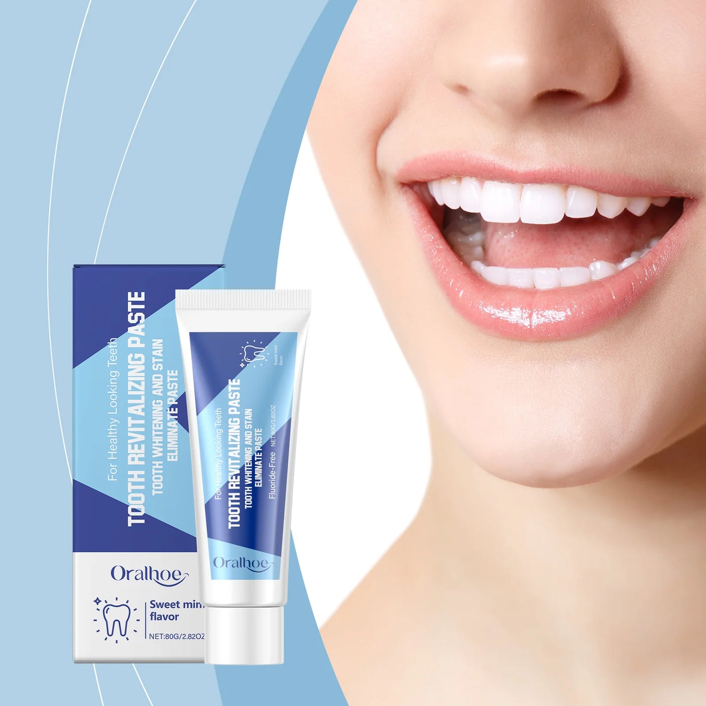 Oralhoe Whitening Toothpaste | Stain Removal & Tartar Control