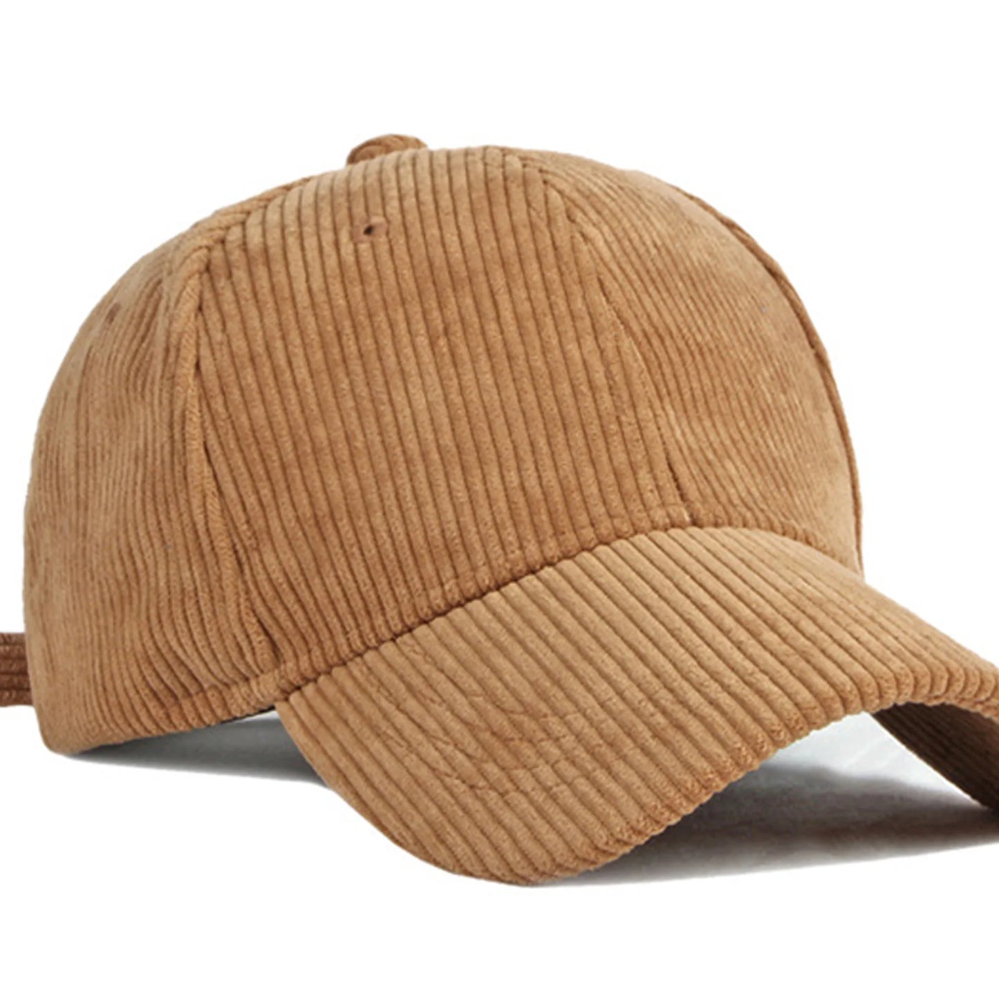 Fashion Corduroy Baseball Cap Soft Adjustable Solid Color Winter Baseball Caps for Mountaineering Traveling Peaceful Pleasures Health and Wellness