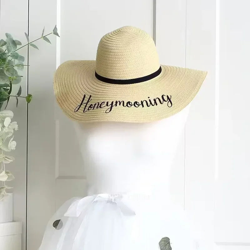 Bride to Be Beach Straw Hat | Bachelorette Bridal Shower Gift