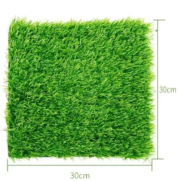 (22 pcs) DIY Outdoor WPC Decking – Interlocking Wood Composite Floor for Exterior, Eco-Friendly, Anti-Corrosion & UV-Proof Peaceful Pleasures Health and Wellness Simulated turf 22pcs