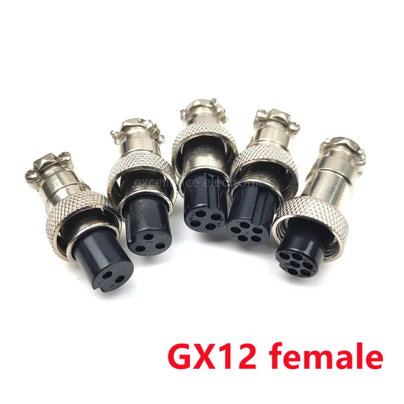 GX16 GX12 GX20 2P/3/4/5/6/7/8 Pin Female Male Air Aviation Connector Power Cable Electrical Plug Socket Peaceful Pleasures Health and Wellness
