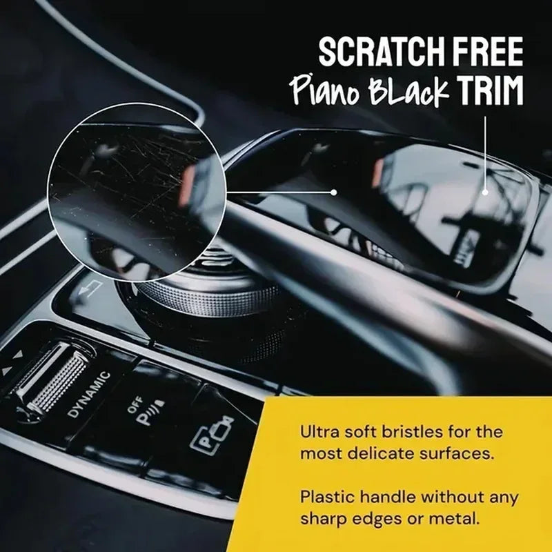 3-Piece Car Detailing Brush Set – Interior & Exterior Cleaning