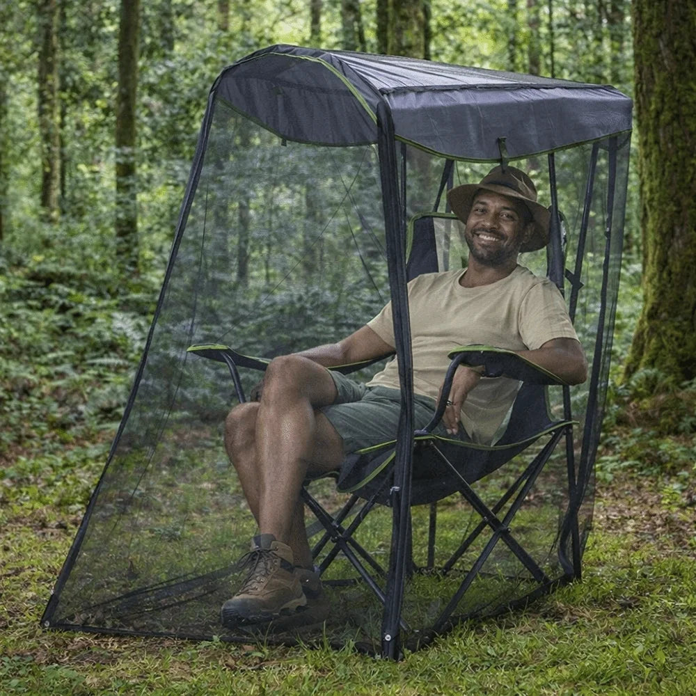 Canopy Chair Mosquito Net Cover – Zipper Bug Mesh Tent Mosquito Net Cover Peaceful Pleasures Health and Wellness
