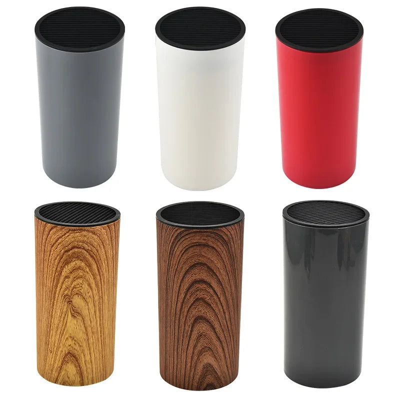 Fashion Creative Plastic Knife Holder Kitchen Standing Storage Multifunctional Universal Drainage Moisture-proof Knife Holde Peaceful Pleasures Health and Wellness