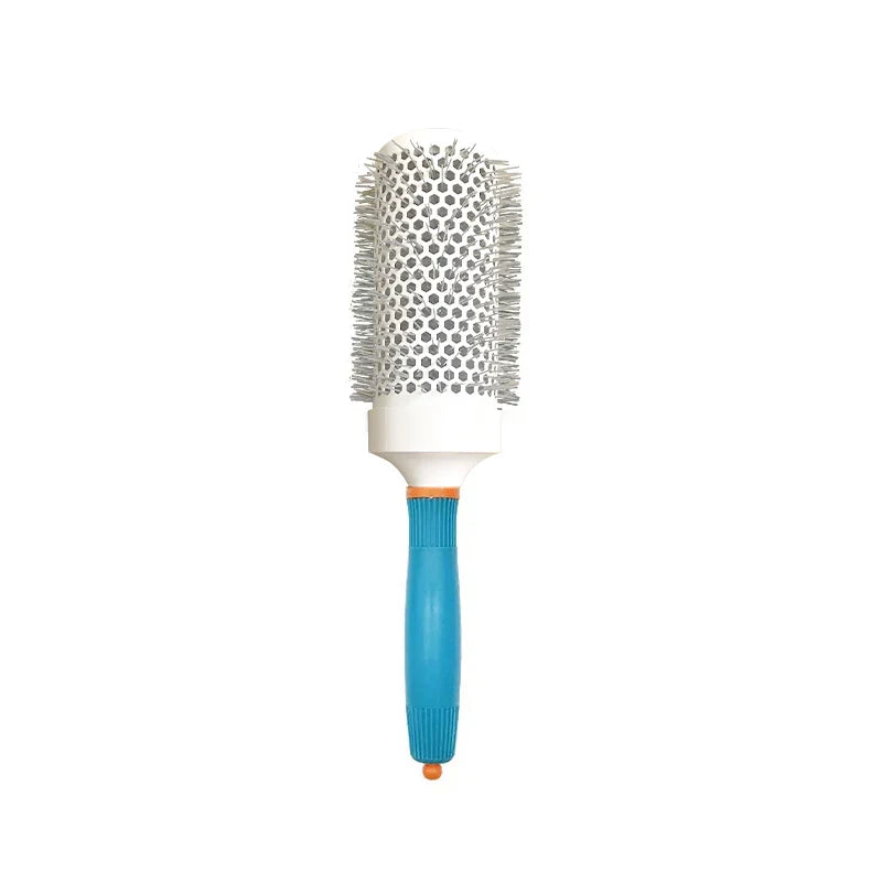 Professional Round Hair Brush & Comb Styling Set – Blue