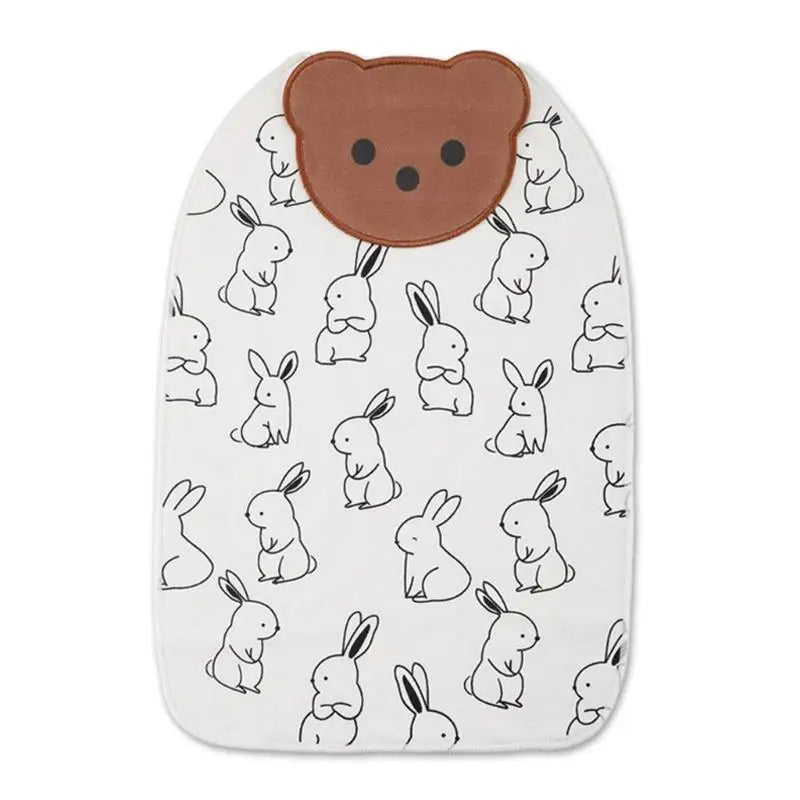 Baby Back Sweat Absorbent Towel | Soft Cotton Cartoon Pad