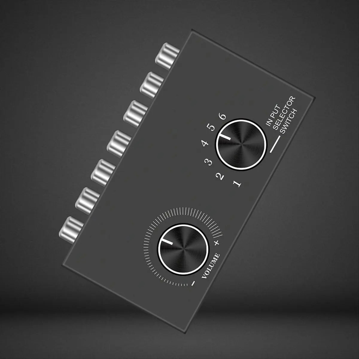 RCA Audio Bi-Directional Switcher 6x1 Selector with Volume Control Peaceful Pleasures Health and Wellness