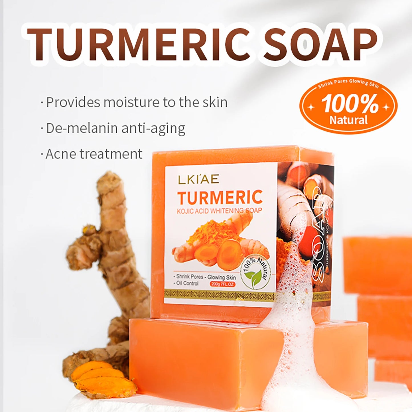 AILKE Turmeric & Glutathione 4-in-1 Brightening Skin Care Set