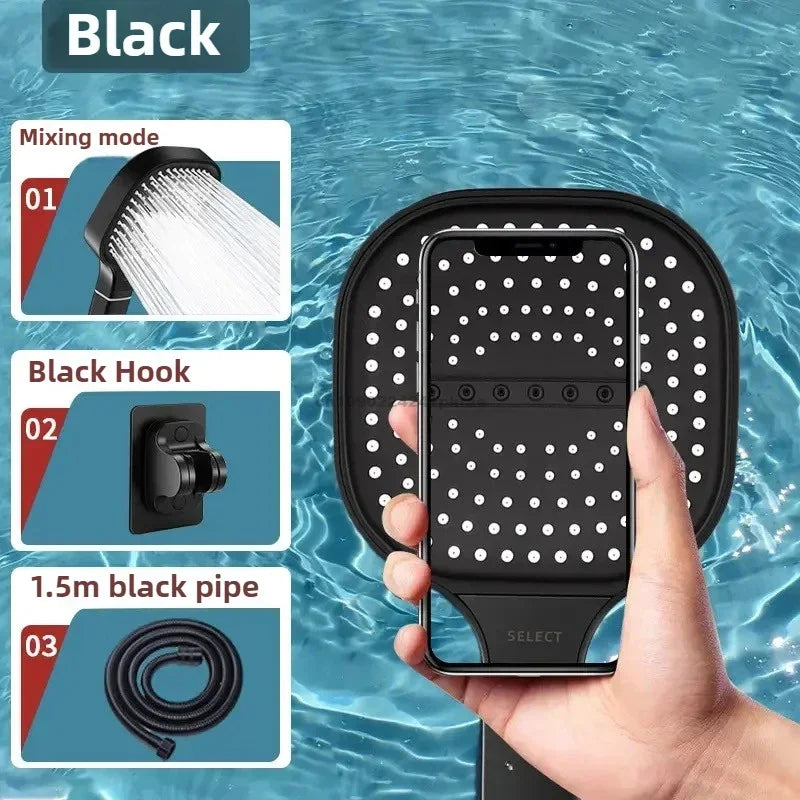 3-Mode High Pressure Handheld Shower Head | Water Saving