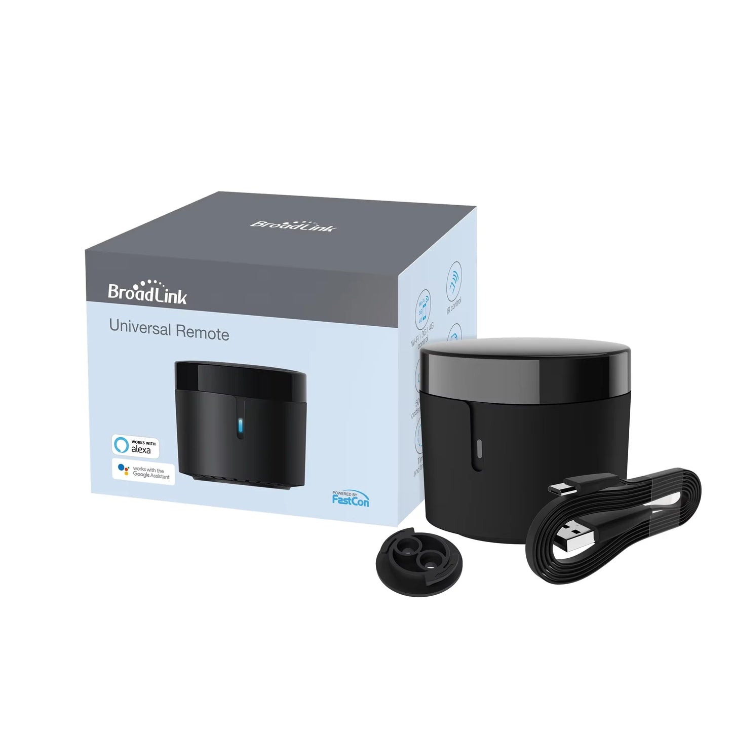 Broadlink Rm4 Mini Smart Remote Control Infrared Universal IR Audio Video Smart Home work with Google Home Alexa Peaceful Pleasures Health and Wellness Rm4mini China Mainland
