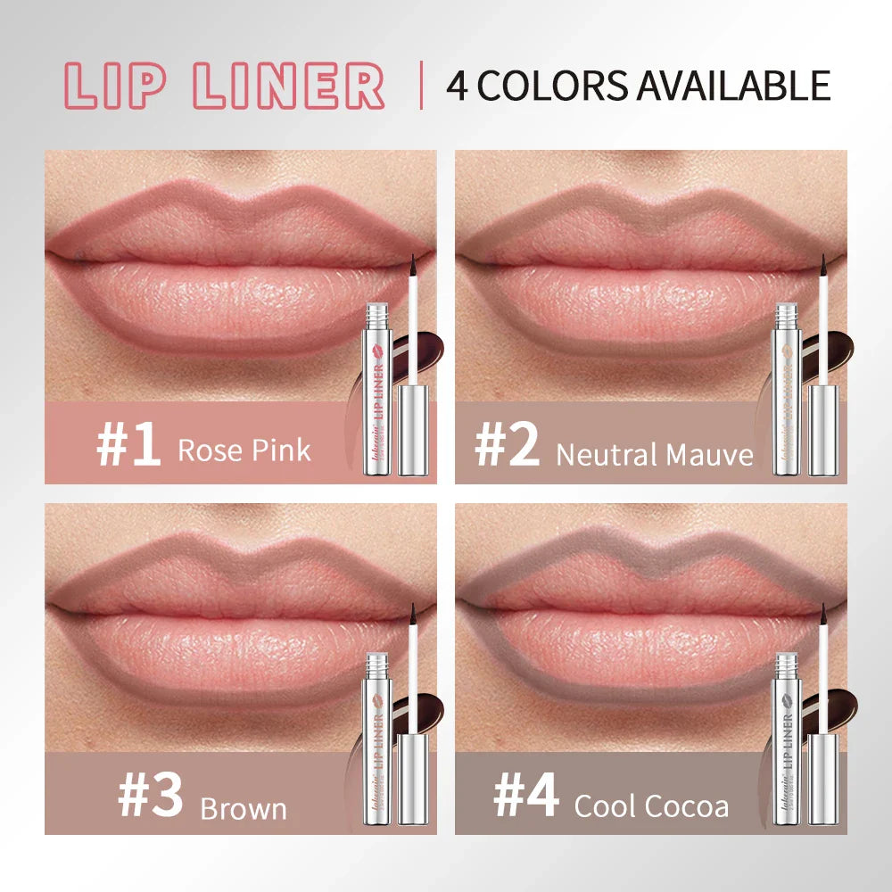 Peel Off Lip Liner – Waterproof, Matte & Transfer-Proof