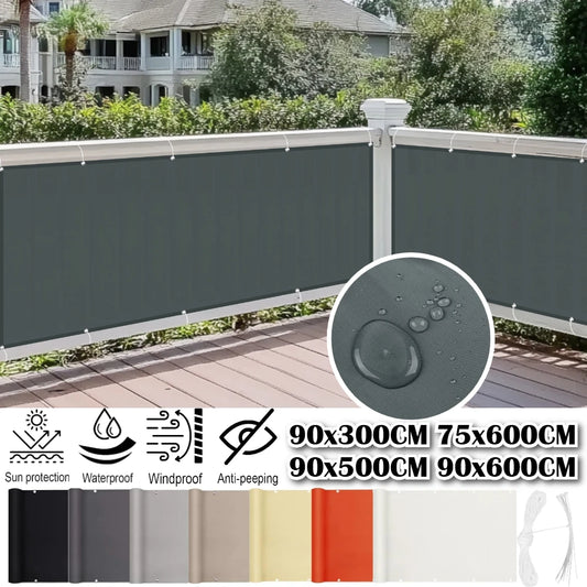 Waterproof Balcony Privacy Screen | UV & Wind Protection Balcony Privacy Screen Peaceful Pleasures Health and Wellness