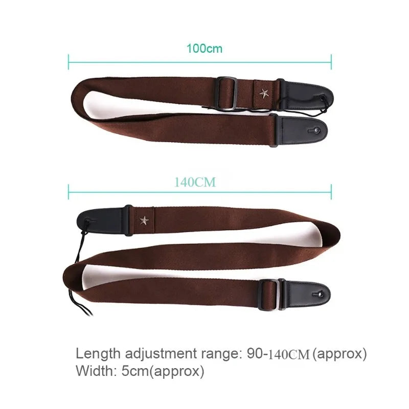 Wear Resistant Acoustic Bass Thicken Shoulder Belt Parts Anti Slip