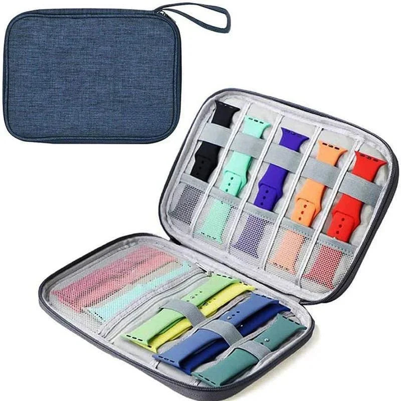 Smart Watch Band Organizer Travel Pouch | Apple Watch Strap Bag