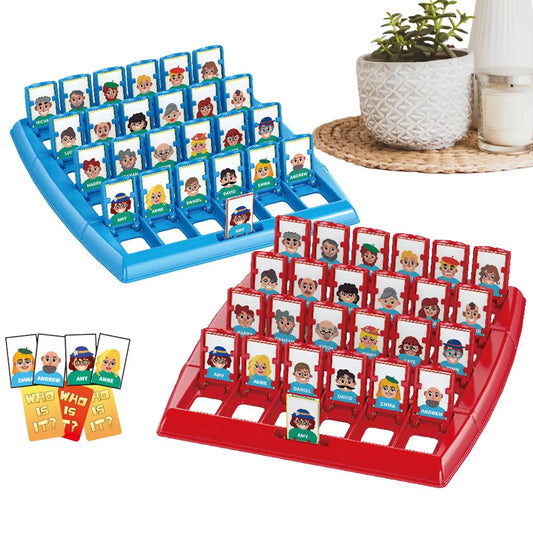 Guess Who I Am Board Game – Two-Player Logic Toy for Kids Educational Board Game Peaceful Pleasures Health and Wellness