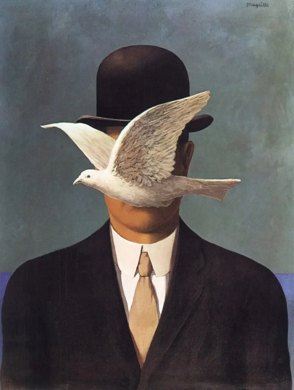 Rene Magritte Surrealist Canvas Wall Art Print | Unframed Poster