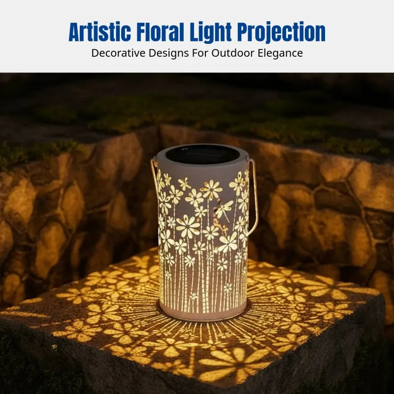 Solar Dragonfly Shadow Light – Waterproof Outdoor Garden Decor