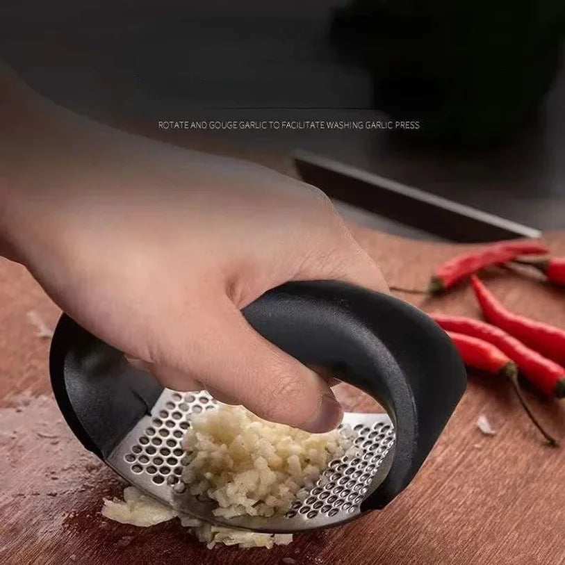 Stainless Steel Manual Garlic Press & Mincer | Kitchen Tool
