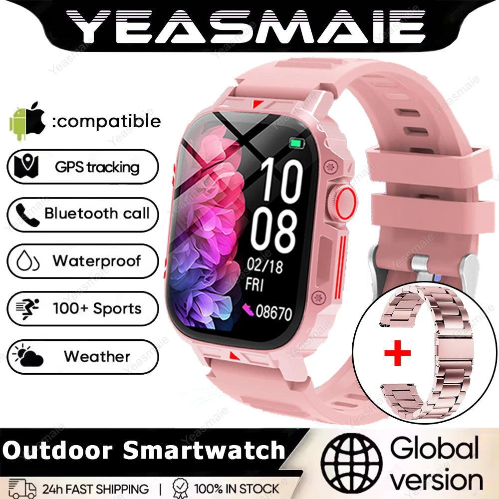 Ola Esporte Military Smartwatch | Bluetooth Call IP67 Fitness