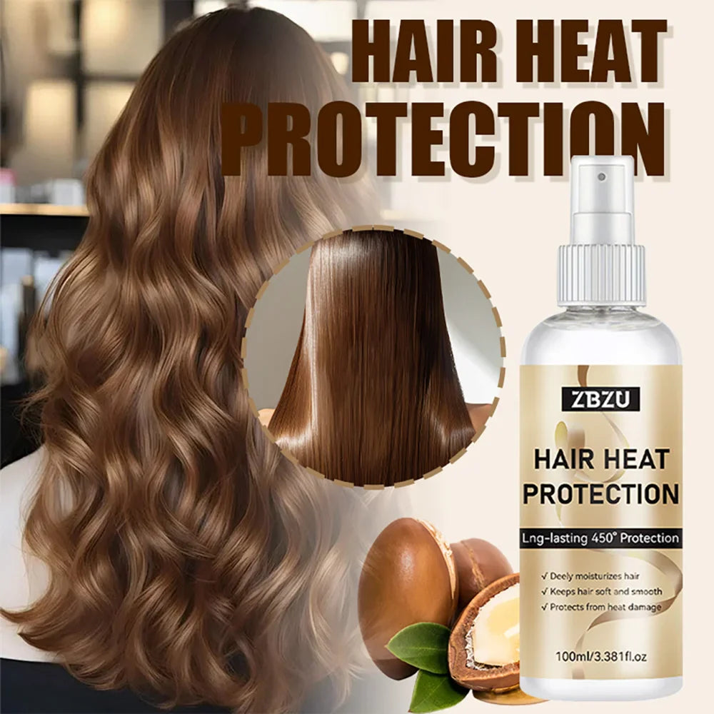 Heat Protectant Spray & UV Shield Hair Serum – 100ml