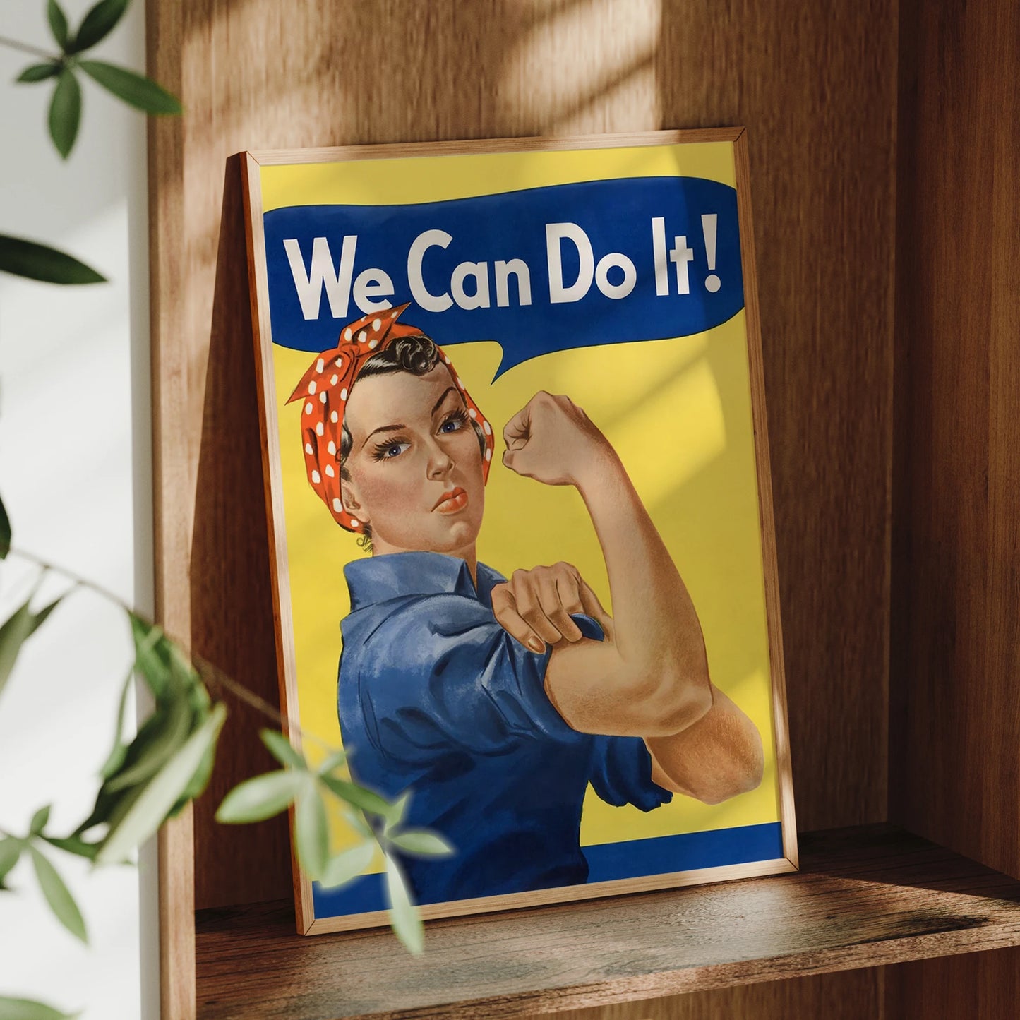 "We Can Do It" Feminist Canvas Wall Art Print | Home Decor