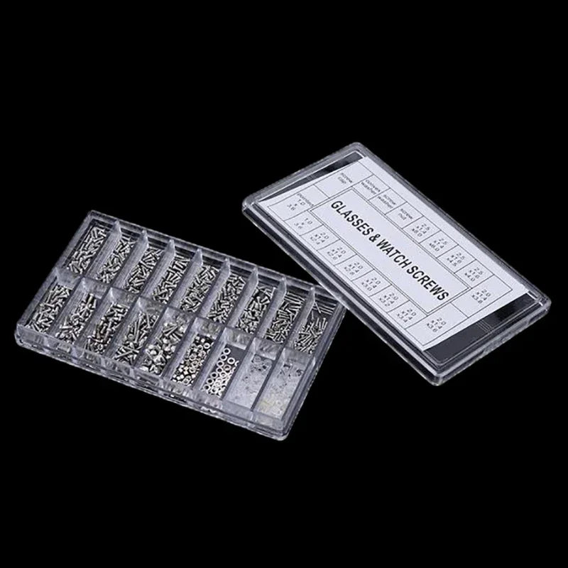 18-in-1 Eyeglass Repair Kit – Screws, Nose Pads & Tools