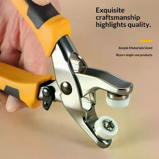Snap Fastener Pliers | Leather Hole Punch & Eyelet Setting Tool Snap Setting Pliers Peaceful Pleasures Health and Wellness