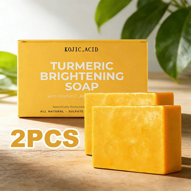 2-Pack Turmeric Handmade Soap – Moisturizing Bath Bar All Skin