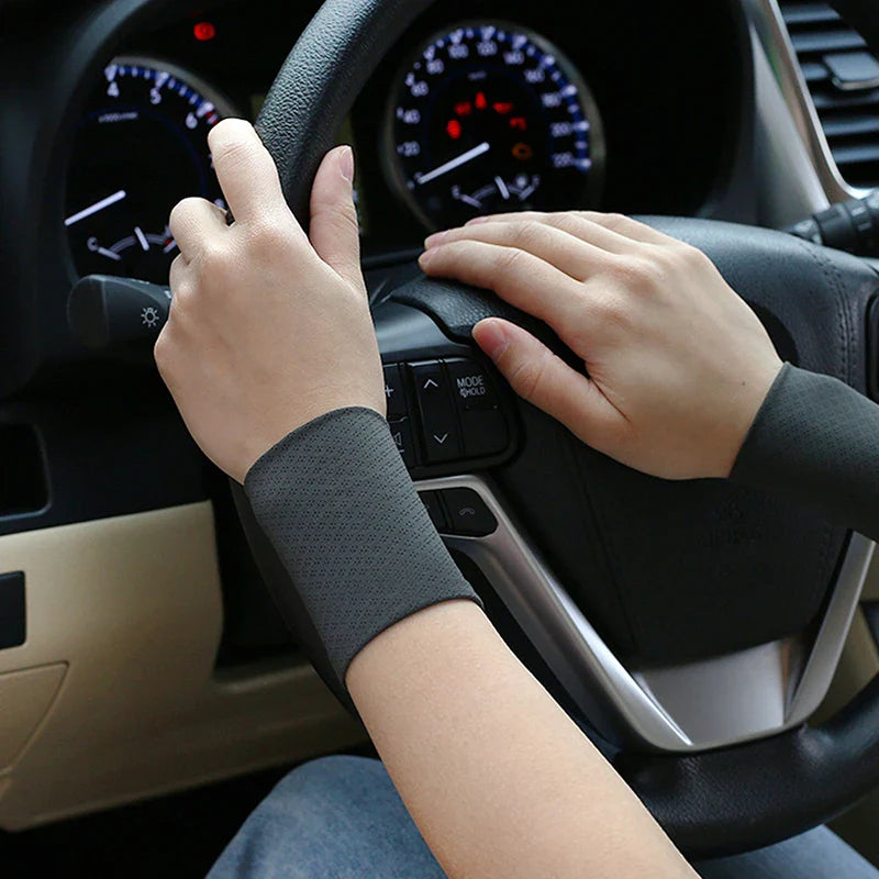 Ice Silk Cooling Wrist Bands – Breathable Sports Sweatbands
