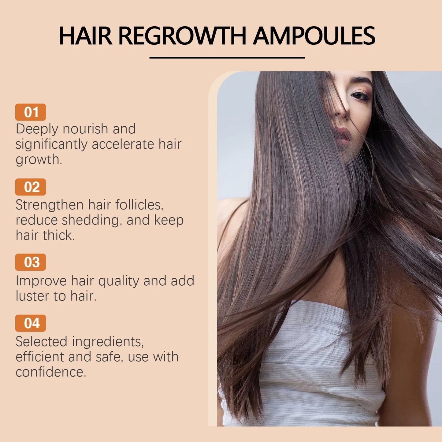 HOEGOA Hair Growth Serum Ampoules – Nourishing Scalp Treatment