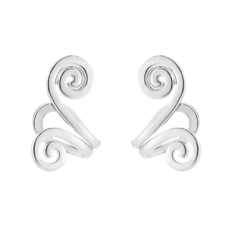 Healthcare Weight Loss Non Piercing Earrings Acupressure Slimming Earrings Slimming Healthy Stimulating Acupoints Gallstone Clip Peaceful Pleasures Health and Wellness Silver