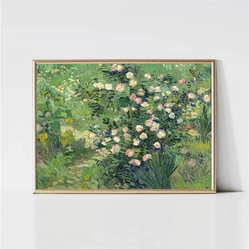 Van Gogh Canvas Wall Art Print | Starry Night Impressionist Poster Canvas Wall Art Print Peaceful Pleasures Health and Wellness