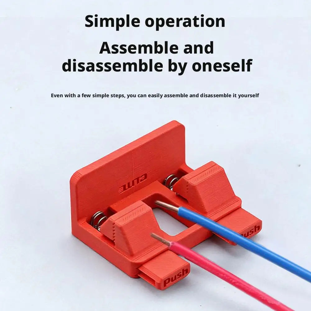 Electric Wire Welding Fixture Electric Wire Welding Fixture Portable Precise Cable Soldering Clamp Multi-functional Compact Peaceful Pleasures Health and Wellness