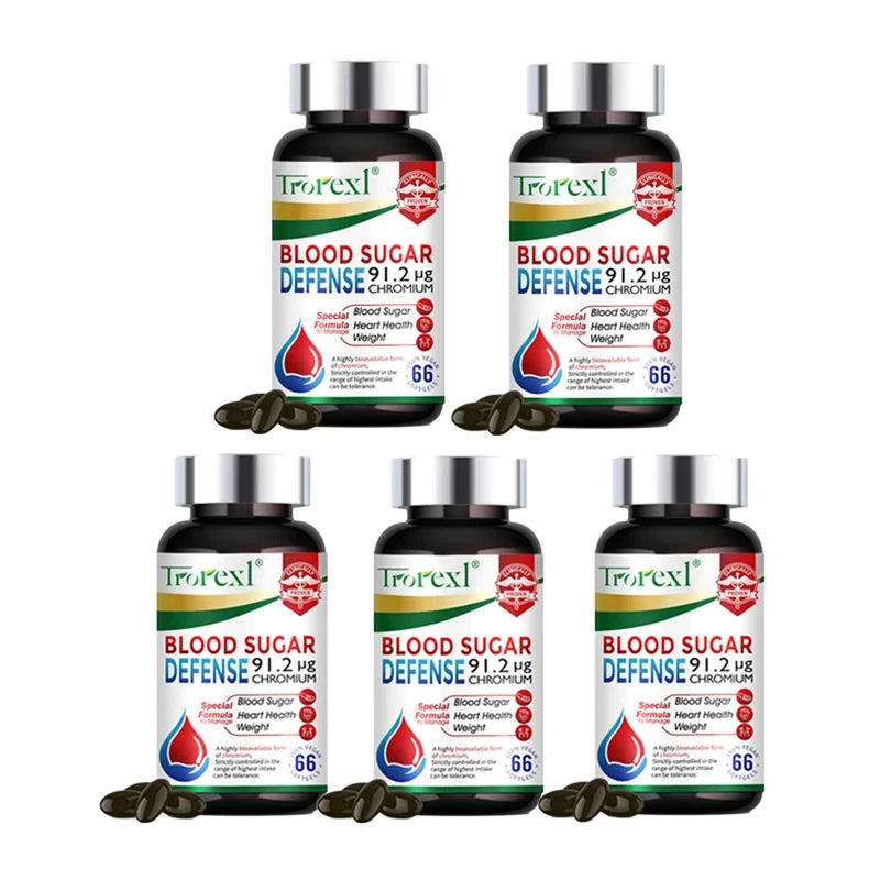 Blood Sugar Defense Capsules – Chromium, Astragalus & Rhodiola