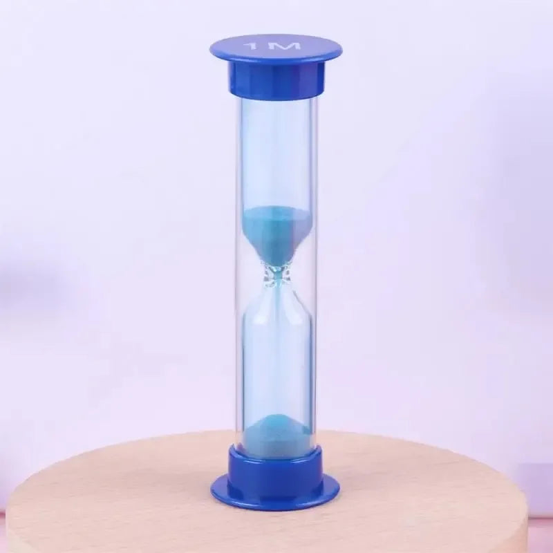 Colorful Hourglass Sand Timer Set – 6 Pcs, 30s to 10 Min