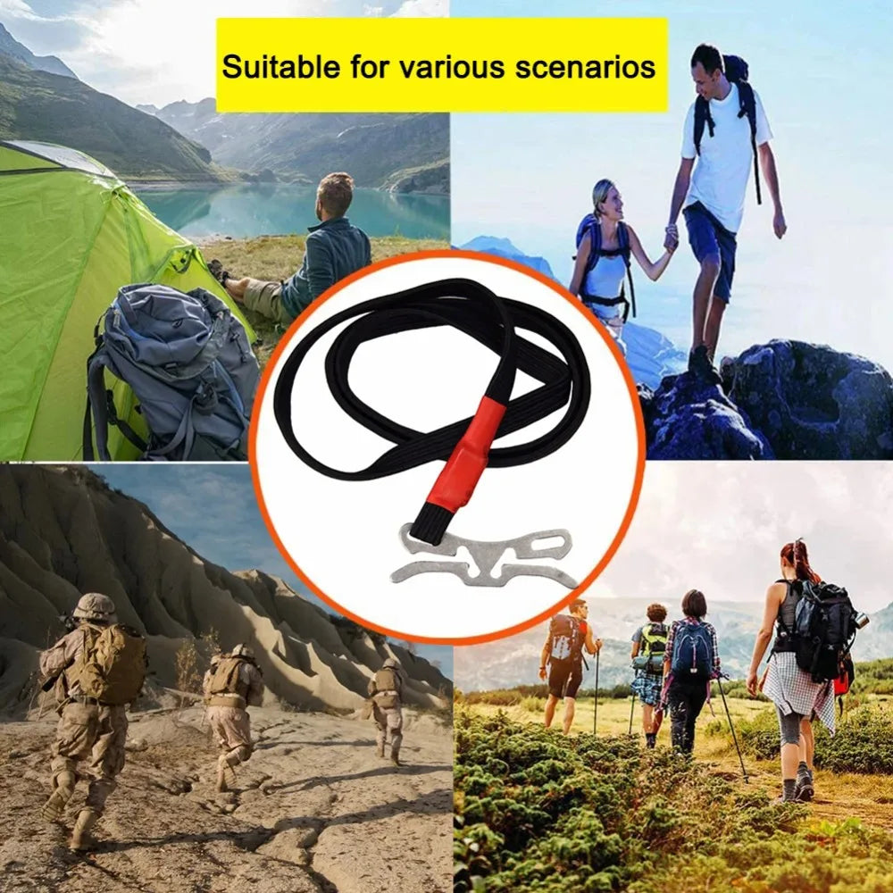 First Aid Elastic Ropes Fast Hemostasis Outdoor Tourniquet Tools Belt Survival Equipment Combat Application Camping Supplies Peaceful Pleasures Health and Wellness