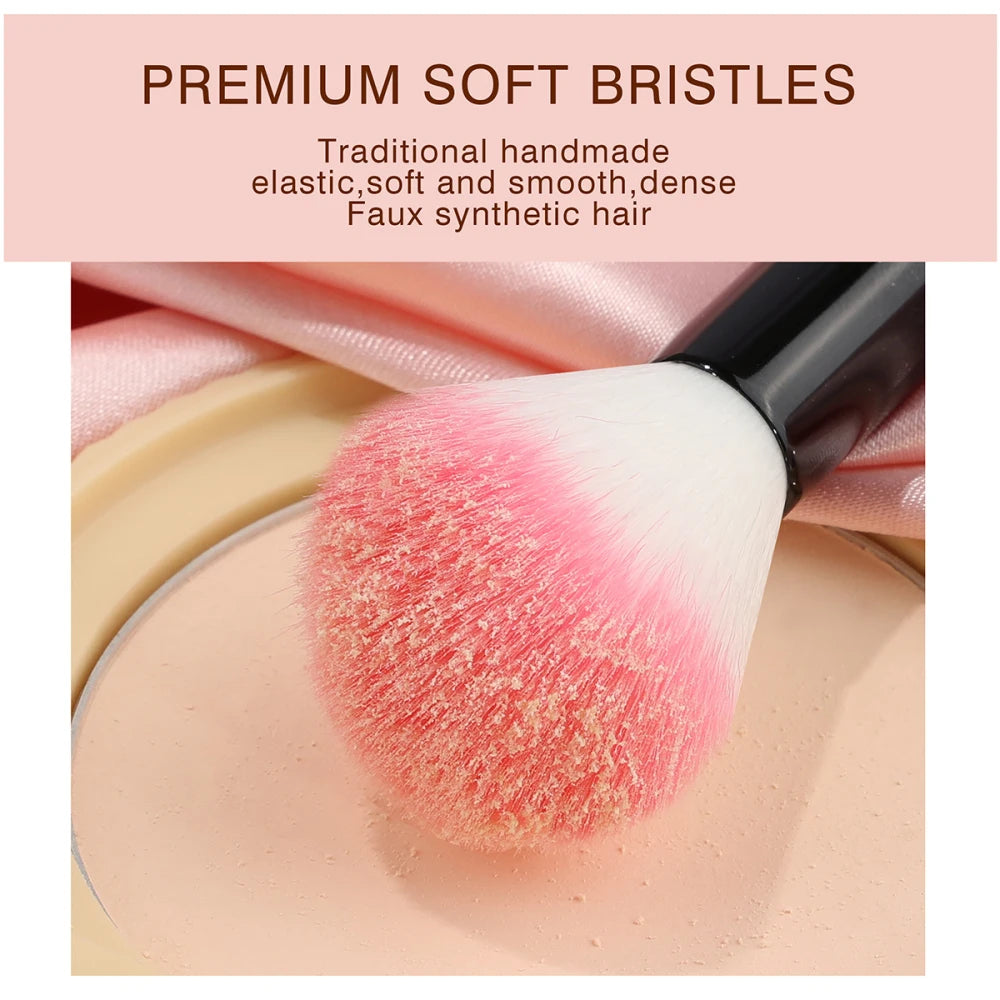 RUNTOIN 10-Piece Travel Makeup Brush Set – Soft & Fluffy Makeup Brush Set Peaceful Pleasures Health and Wellness