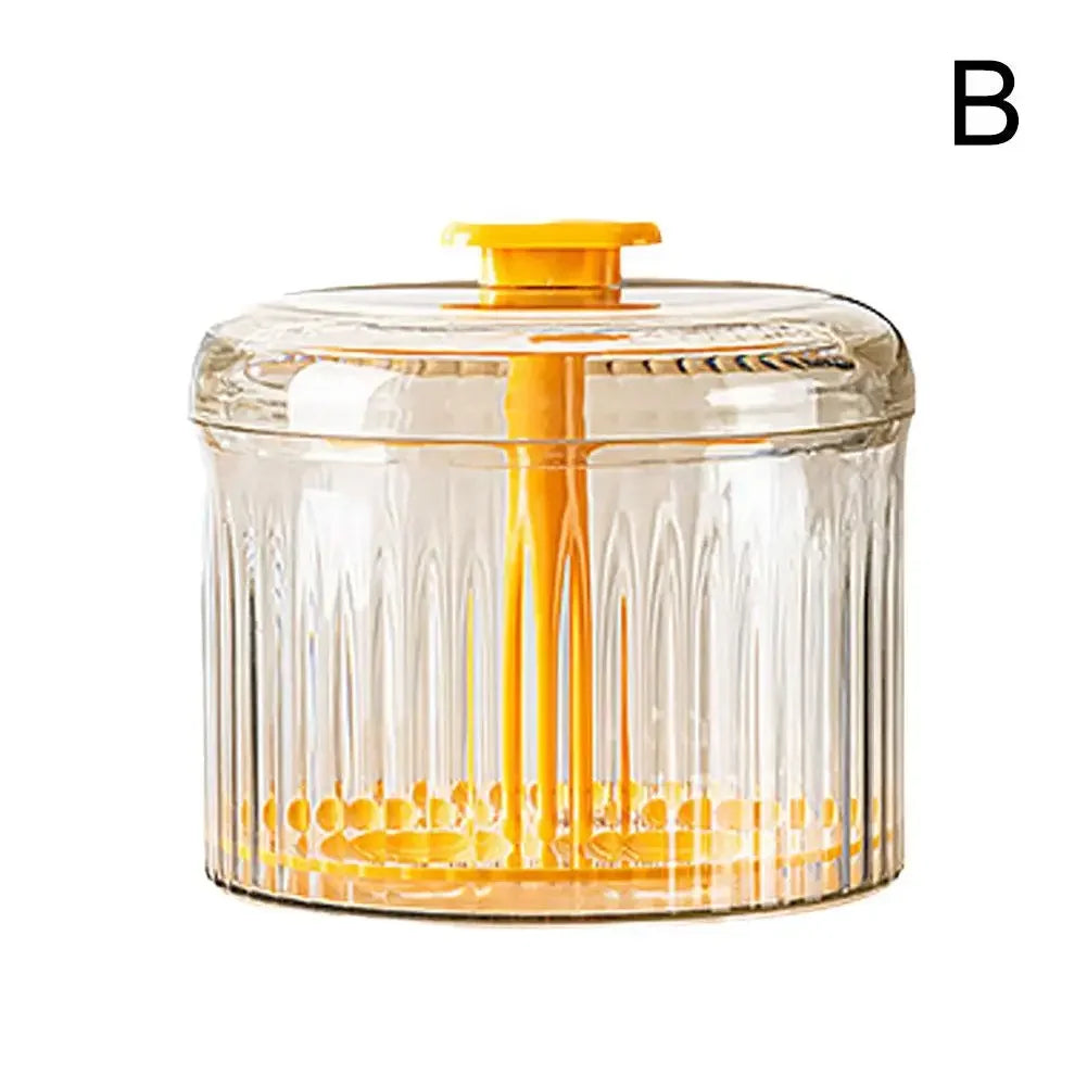 Translucent Meatball Maker Taiwanese Meatballs Press Mold Minced Meat Storage Container Household Fried Meatball Making Peaceful Pleasures Health and Wellness B-orange