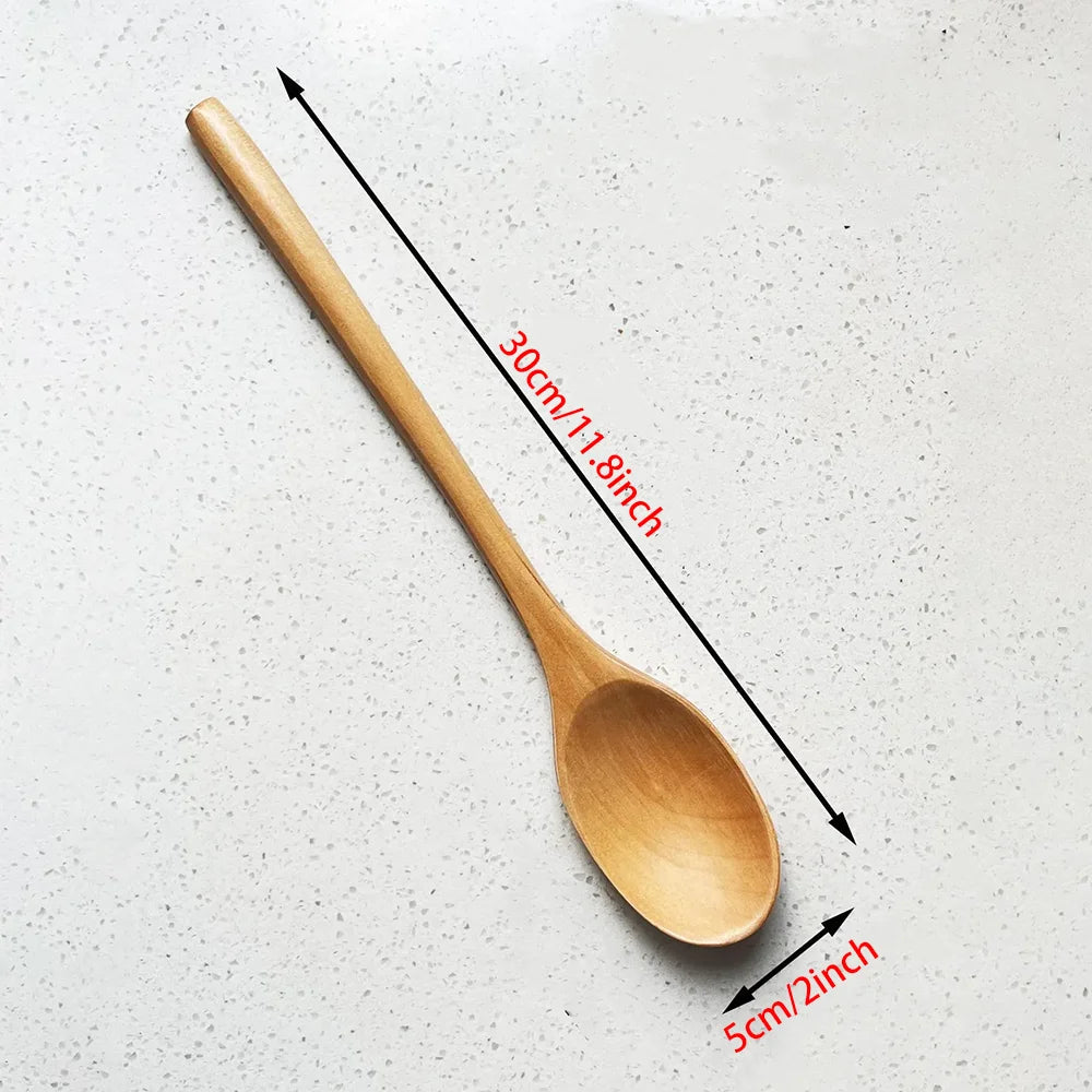 Custom Engraved Wooden Spoon | Personalized Kitchen Gift Engraved Kitchen Utensil Peaceful Pleasures Health and Wellness