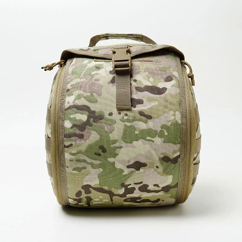 Tactical Helmet Bag Airsoft Anti-virus Carrier Bag Bulletproof Helmet Box Outdoor Storage Molle Bag For Fast MICH Wendy Helmet Peaceful Pleasures Health and Wellness CP