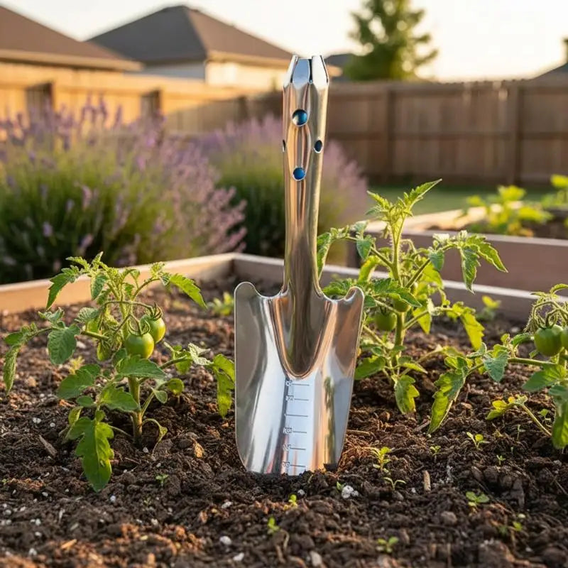 Mini Stainless Steel Garden Shovel | Portable Planting Spade