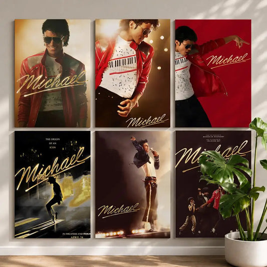 Movie-Michael Poster HD Self Adhesive Waterproof Wall Art Ideal for Home Office Dorm Bedroom Great Gift Peaceful Pleasures Health and Wellness