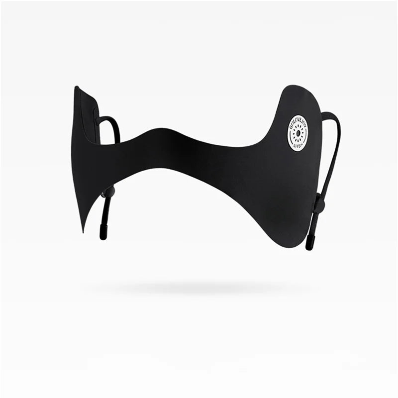 Summer Ice Silk Mask Sunscreen Veil for Outdoor Protection Peaceful Pleasures Health and Wellness black