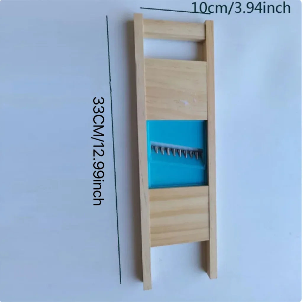 Practical Potato Grid Wiping Wave Knife Commercial Restaurant Home Fancy Slicer Cut Flower French Fries Potato Grid Cutting King Peaceful Pleasures Health and Wellness Wave knife