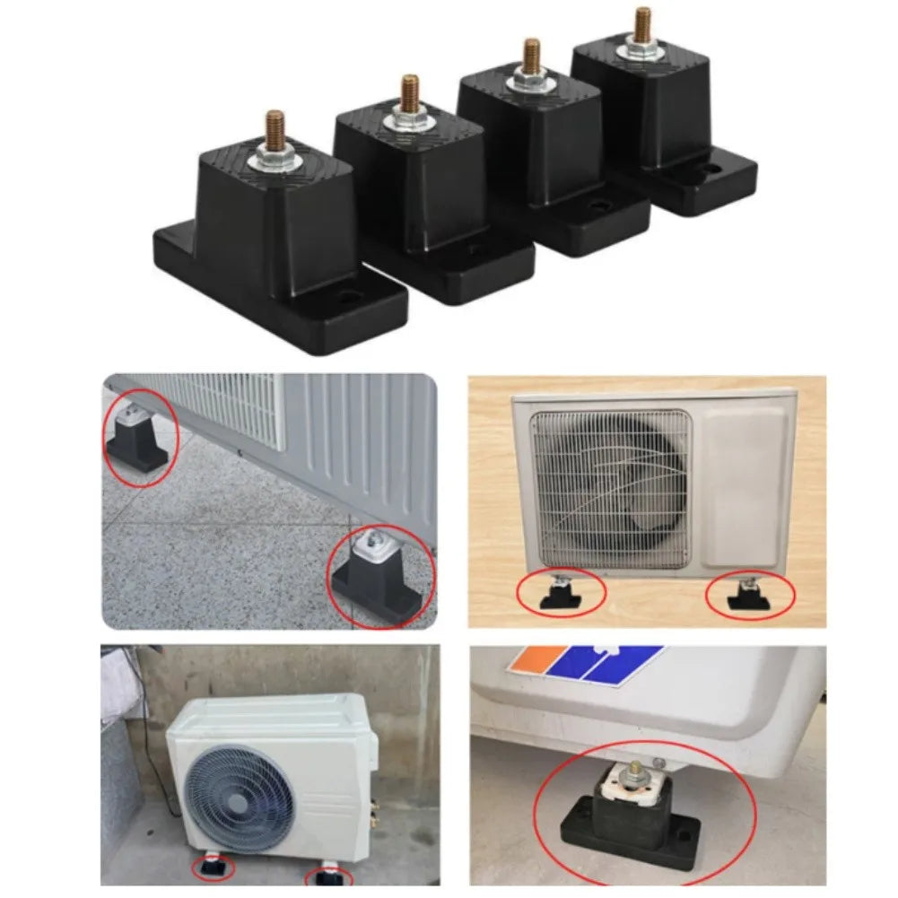 Vibration Dampening Rubber Mounts Dampers Outdoor Unit Support As