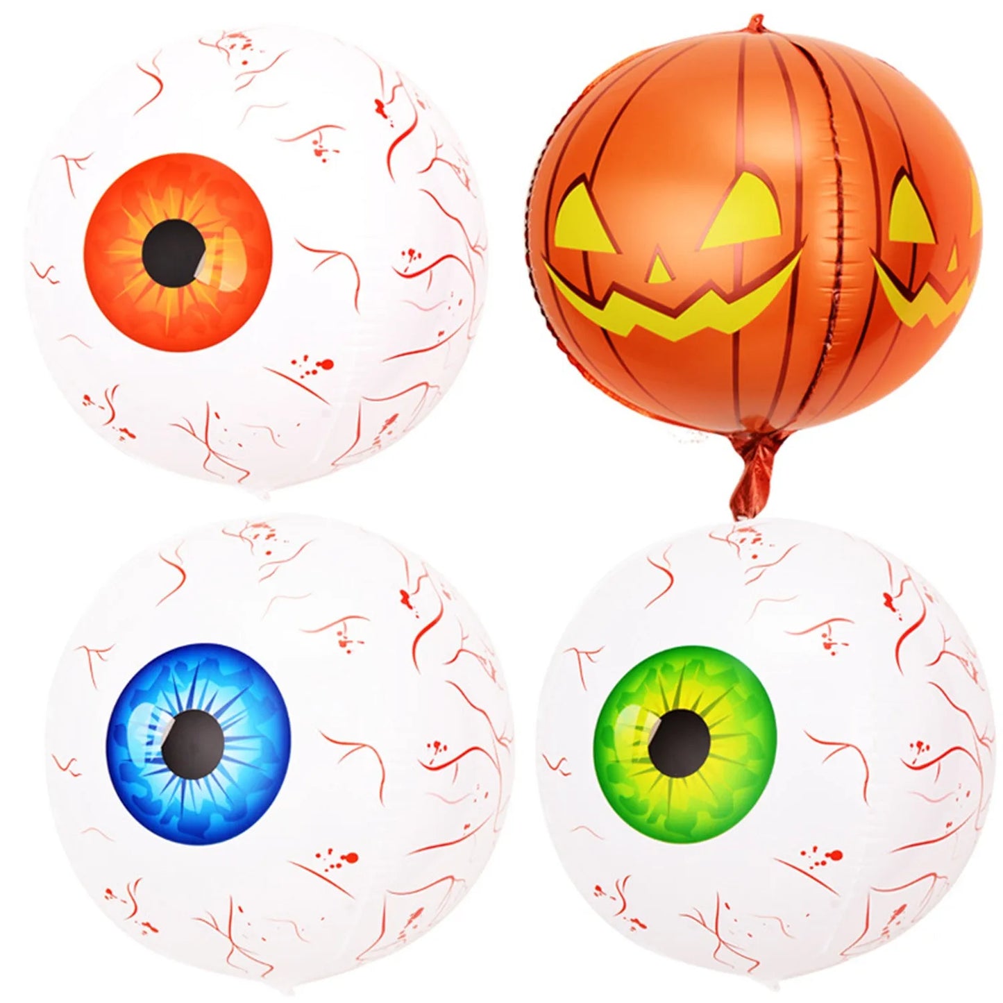 55CM Inflatable Halloween Eyeball Balloon – Horror Decor Prop