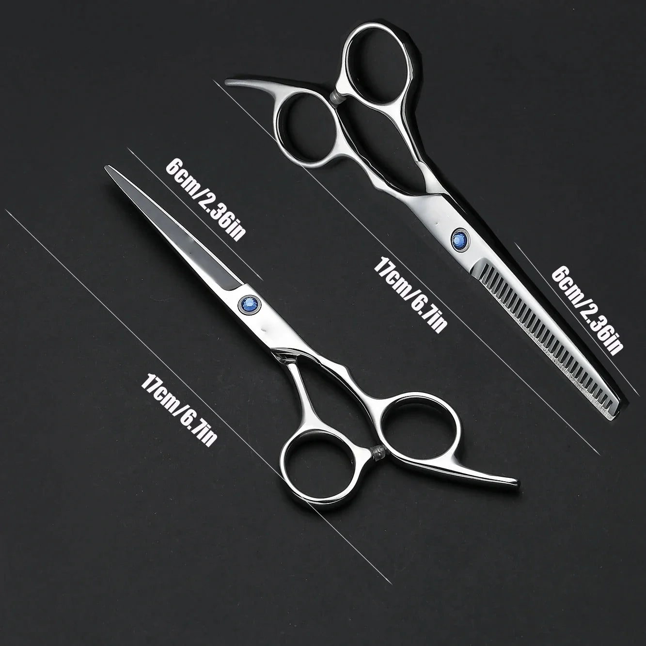 Professional Hair Cutting Scissors & Thinning Shears 6.5"
