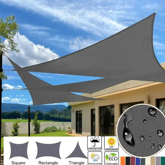 Triangle Sun Shade Sail – 98% UV Block Waterproof Canopy Awning Shade Sail Canopy Peaceful Pleasures Health and Wellness