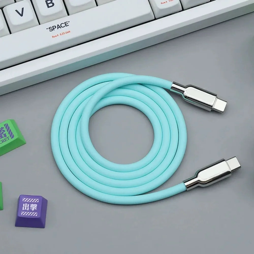 240W USB-C to USB-C Fast Charging Liquid Silicone Cable